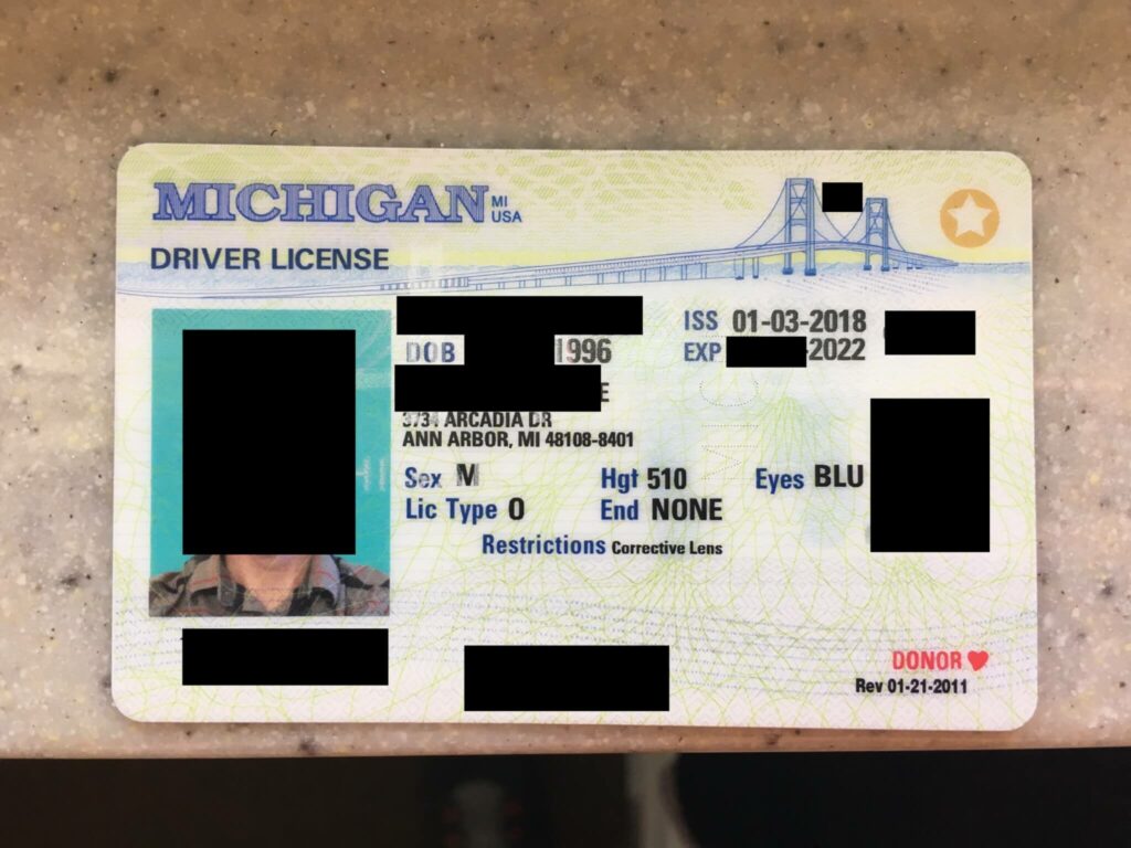 Michigan Fake ID - Buy Scannable Fake ID with Bitcoin