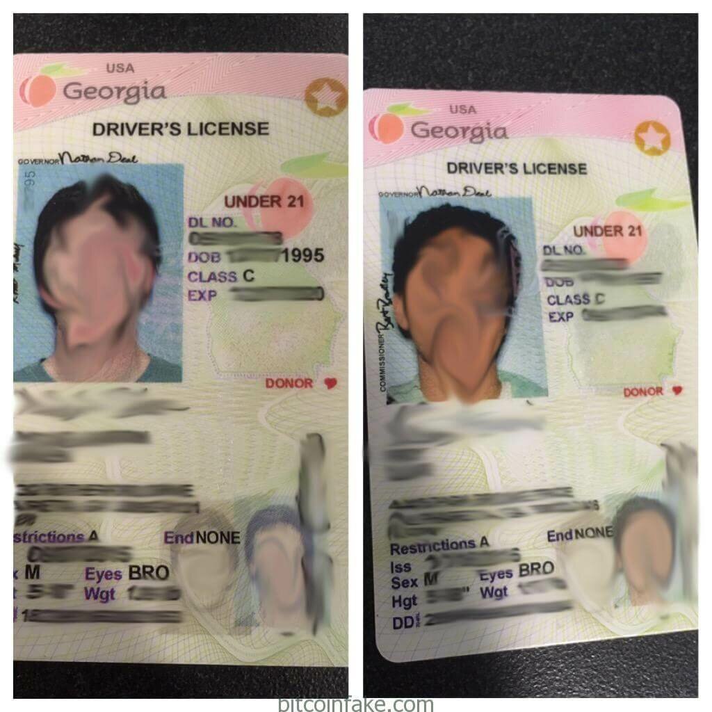 Georgia fake ID - Buy Scannable Fake ID with Bitcoin