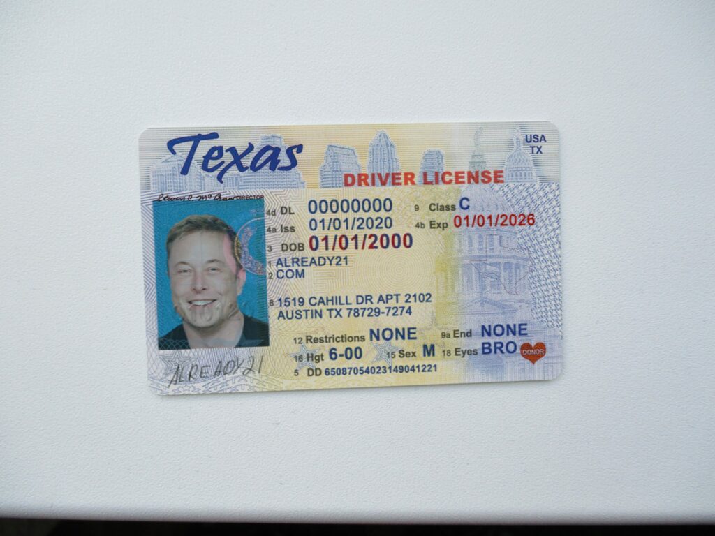 Texas fake ID - Buy Scannable Fake ID with Bitcoin