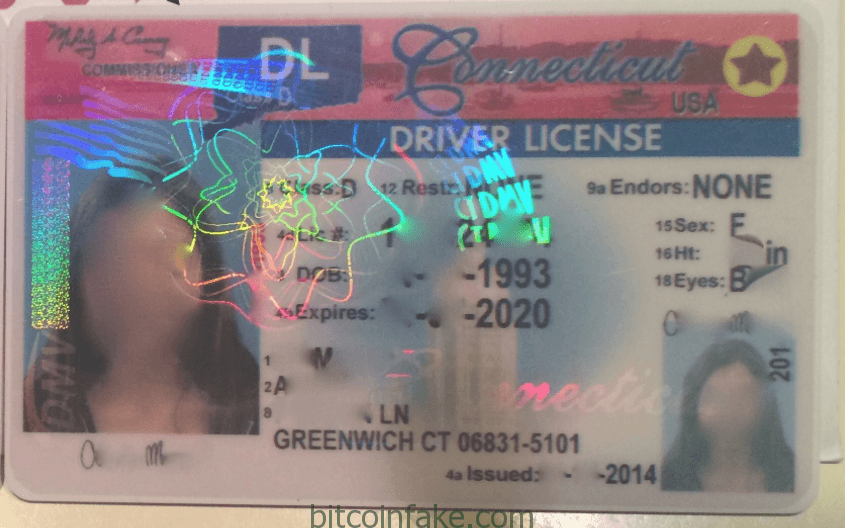 Connecticut ID - Buy Scannable Fake ID with Bitcoin