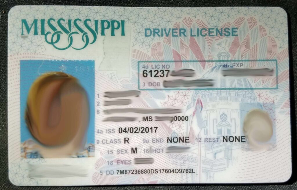 Mississippi Fake ID - Buy Scannable Fake ID with Bitcoin